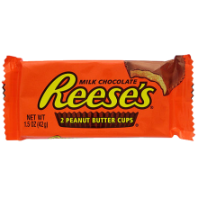 Reese's Cups x2 Chocolats Lait Et Beurre De Cacahuëtes 42 Gr