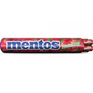 Mentos Fraise Jumbo Roll - 296 Gr Mentos Fraise Jumbo Roll - 296 Gr