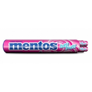 Mentos Tutti Frutti Bubble Gum Jumbo Roll - 296 Gr Mentos Tutti Frutti Bubble Gum Jumbo Roll - 296 Gr