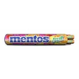 Mentos Fruits Jumbo Roll - 296 Gr Mentos Fruits Jumbo Roll - 296 Gr