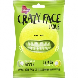 Chewits Crazy Faces citron et pomme - 80 Gr Chewits Crazy Faces citron et pomme - 80 Gr