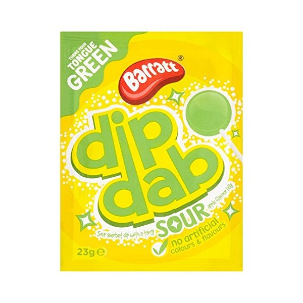 Dip Dab sucette à dipper Pomme et citron 23 Gr My Candy Shop