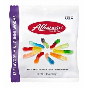 Bonbons Albanese Gummi Worms - 100 Gr Bonbons Albanese Gummi Worms - 100 Gr