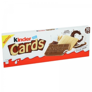 Ferrero Kinder Cards - 128 Gr Ferrero Kinder Cards - 128 Gr