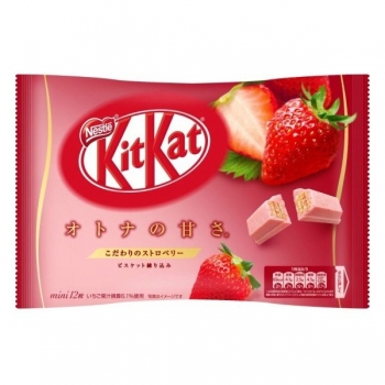 Kit Kat Fraise poche souple - 140 Gr Kit Kat Fraise poche souple - 140 Gr