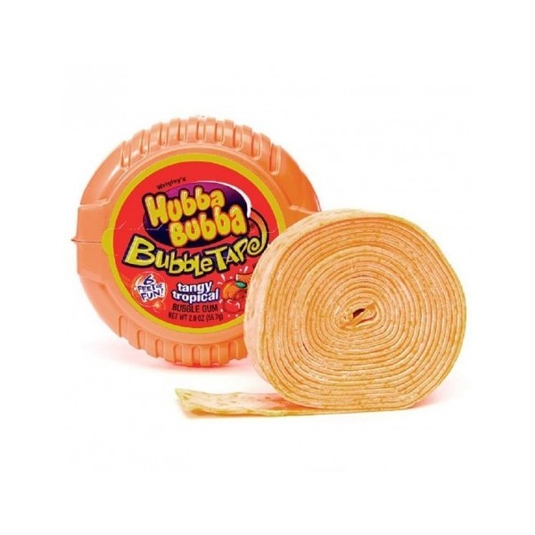 Hubba Bubba Bubble Tape Tangy Tropical 56 Gr My Candy Shop