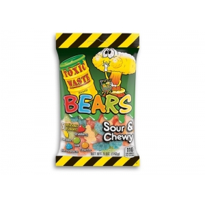 Toxic Waste Sour and Chewy Bears - 142 Gr Toxic Waste Sour and Chewy Bears - 142 Gr
