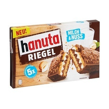 Ferrero Hanuta Riegel 172 Gr Ferrero Hanuta Riegel 172 Gr