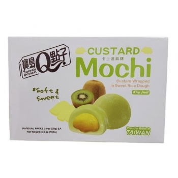 Custard Mochi Kiwi 168 Gr Custard Mochi Kiwi 168 Gr