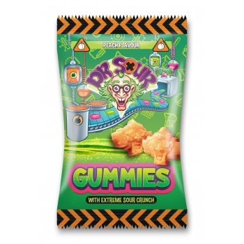 Dr Sour Peach Gummies 200 Gr Dr Sour Peach Gummies 200 Gr