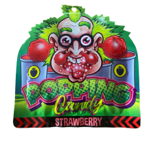 Dr Sour Popping Candy Strawberry 15 Gr