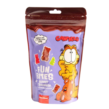 Garfield Fun Bites Gummy Chocolate 100 Gr Garfield Fun Bites Gummy Chocolate 100 Gr