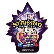 Striking Sucre pétillant goût Myrtille 15 Gr