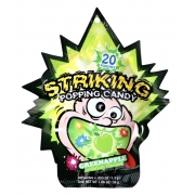 Striking Sucre pétillant goût Pomme Verte 15 Gr