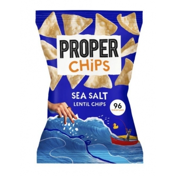 Proper Sea Salt Lentils Chips 20 Gr Proper Sea Salt Lentils Chips 20 Gr