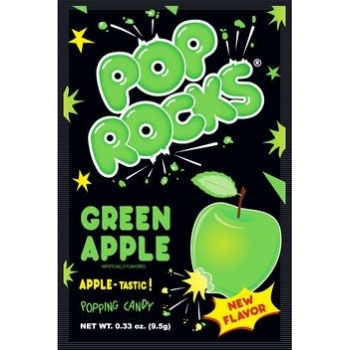 Pop Rocks Sucre pétillant gout pomme verte 9.5 Gr Pop Rocks Sucre pétillant gout pomme verte 9.5 Gr