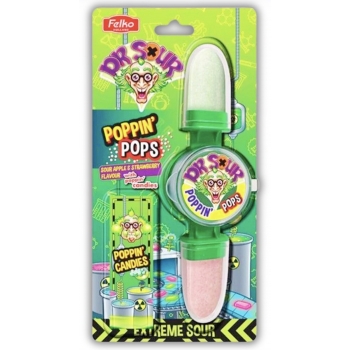 Dr Sour Poppin' Pops 35 Gr Dr Sour Poppin' Pops 35 Gr