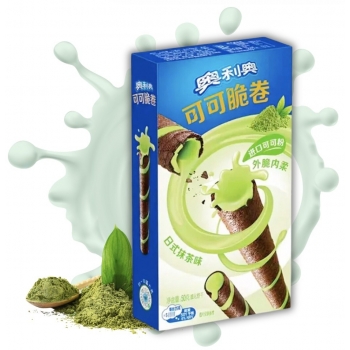 Oreo Cacao Cripsy Roll Japanese Matcha 50 Gr Oreo Cacao Cripsy Roll Japanese Matcha 50 Gr