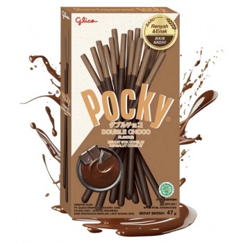 Pocky Double Choco 47 Gr Pocky Double Choco 47 Gr