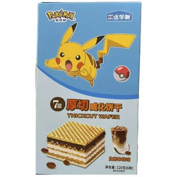 Gaufrette Pokemon Lait et Noix de Coco 120 Gr Gaufrette Pokemon Lait et Noix de Coco 120 Gr