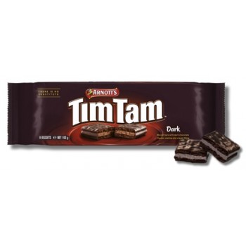 Arnott's Tim Tam Dark Biscuits 163 gr Arnott's Tim Tam Dark Biscuits 163 gr