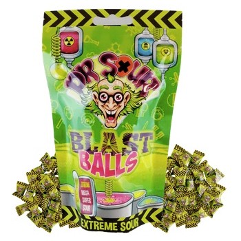Dr Sour Blast Balls Stand Up Bag 75 Gr