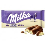 Tablette de chocolat Milka Bubbly White 95 Gr