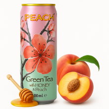 Arizona Green Tea with Honey & Peach 500 ml