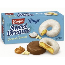 Cookies White Choco Rings Caramel & Coconut 128 Gr