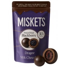Misket Milk Chocolate Coated Freeze Dried BlackBerry 80 Gr