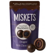Misket Milk Chocolate Coated Freeze Dried BlackBerry 80 Gr