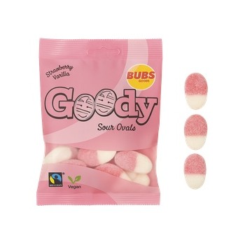 Bubs Goody Sour Ovals 90 Gr Bubs Goody Sour Ovals 90 Gr