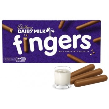 Cadbury Milk Chocolate Fingers 114 Gr Cadbury Milk Chocolate Fingers 114 Gr