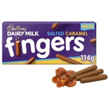 Cadbury Salted Caramel Fingers 114 Gr