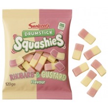 Swizzels Drumstick Squashies Rhubarb & Custard 120 Gr