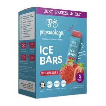 Pops Malaya Sorbet Strawberry 270 ml