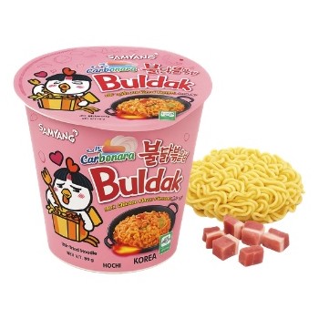 Samyang Buldak Hot Chicken Ramen Carbonara Bol 80 Gr