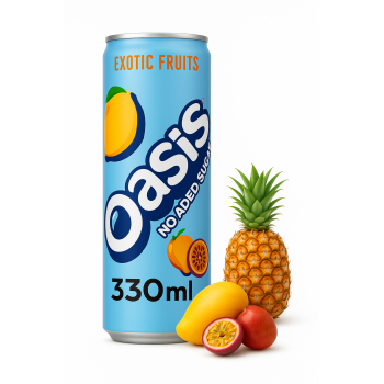 Oasis Exotic Fruit Zero 330 ml