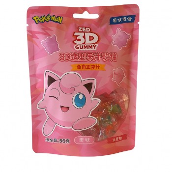 Peeling 3D Gummies Pokemon Strawberry 56 Gr Peeling 3D Gummies Pokemon Strawberry 56 Gr