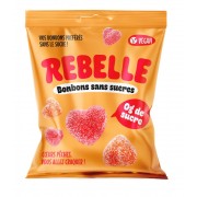 Rebelle Bonbons Coeurs Pêche 50 Gr