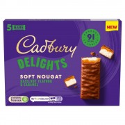 Cadbury Soft Nougat Hazelnut Flavour & Caramel 110 Gr 