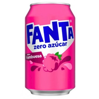 Fanta Frambuesa Zero 330 ml Fanta Frambuesa Zero 330 ml