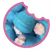 Fraise bleue acidulée Guimauve 100 Gr