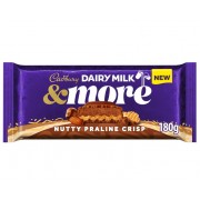 Cadbury & More Nutty Praline Crisp 180 Gr