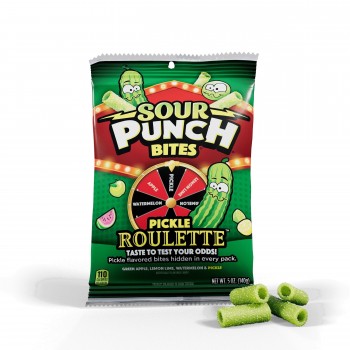 Sour Punch Pickle Roulettes Bites 105 Gr
