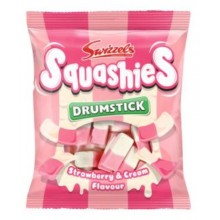 Swizzels Drumstick Squashies Strawberry & Cream 120 Gr