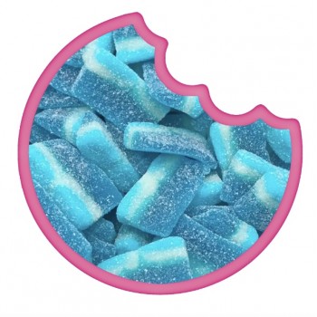 Tranche de Framboise bleue Acidul&eacute;e 100 Gr