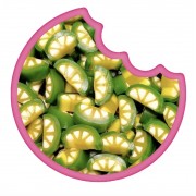 Tranche de Citron Jaune et Verte Vidal 100 Gr