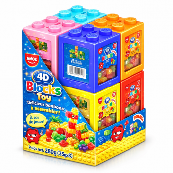 Amos 4D blocks Toy 35 Gr