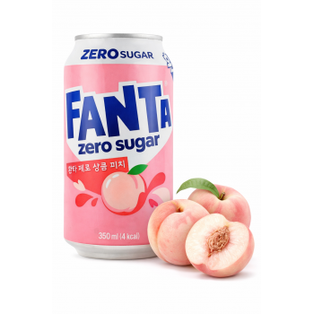 Fanta Peach Korea Zero 350 ml
